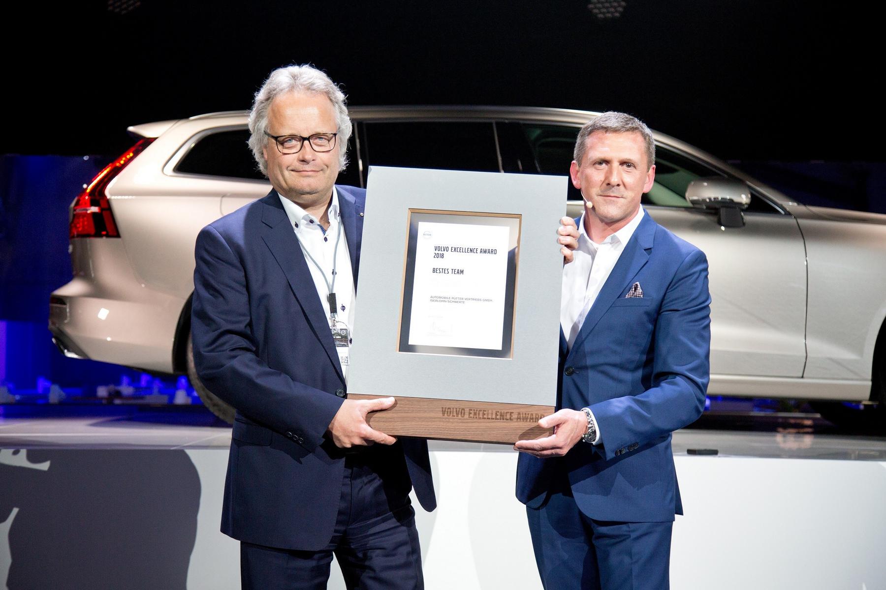 230541 Verleihung Volvo Excellence Award 2018